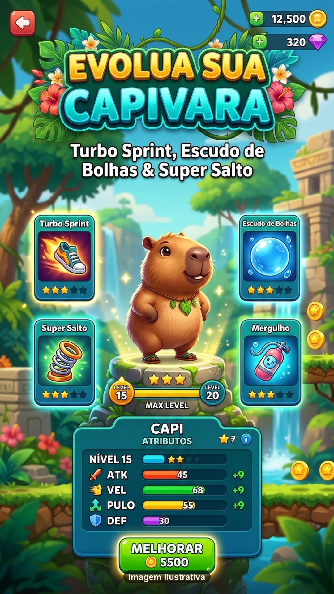 Evolua sua Capivara