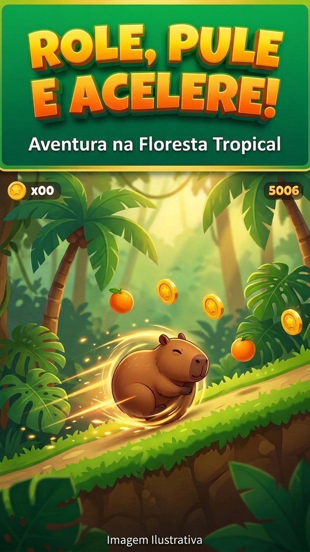 Gameplay de CapiRoll no Android